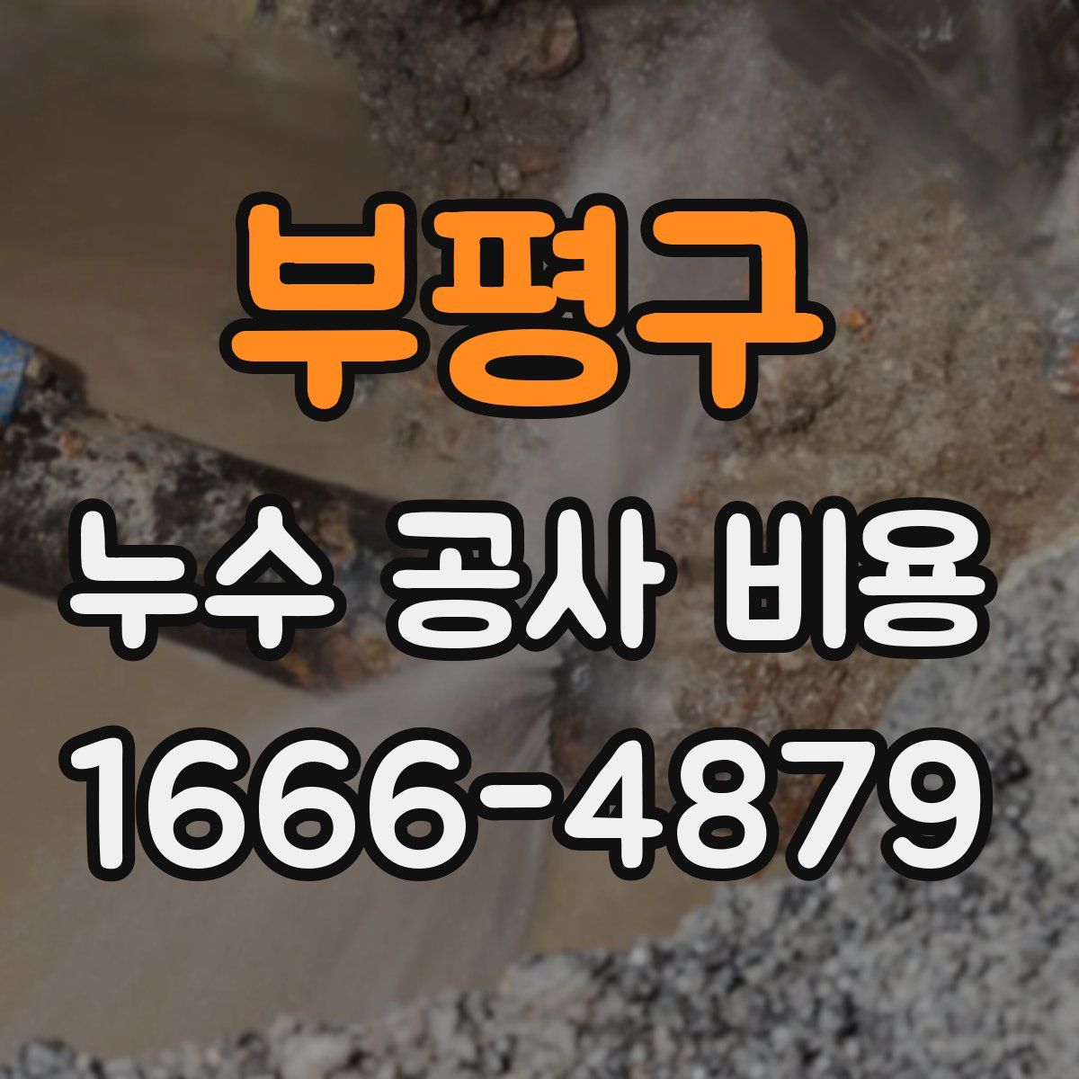 부평구 누수 공사 비용