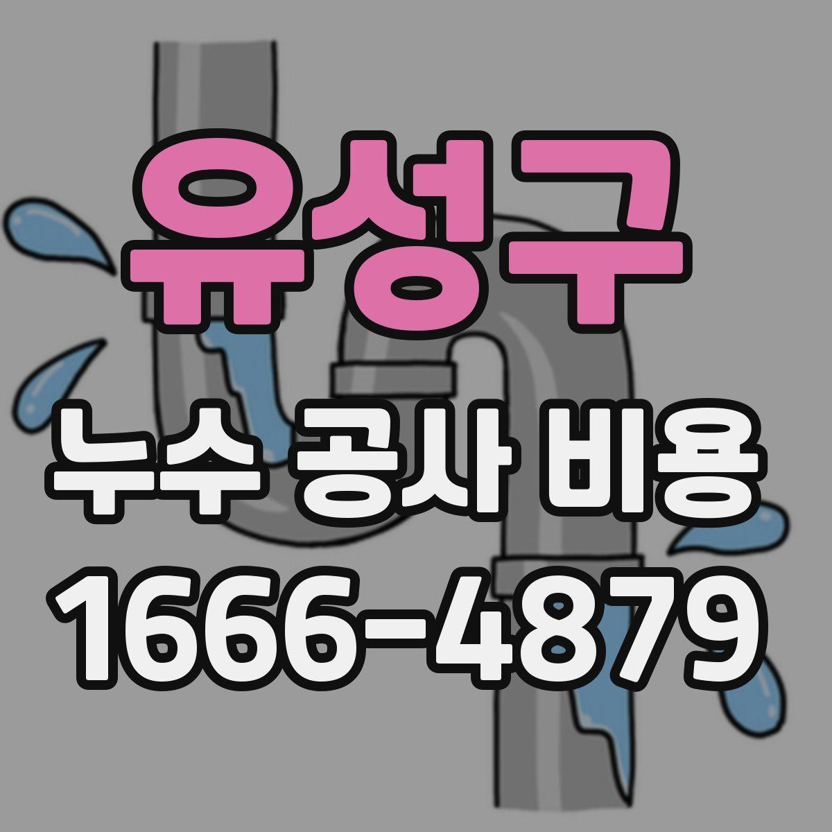 유성구 누수 공사 비용