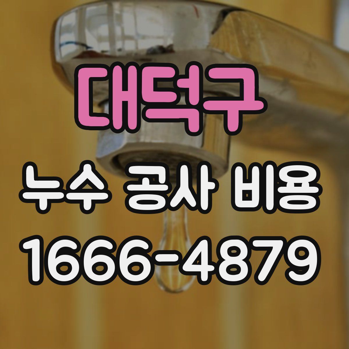 대덕구 누수 공사 비용