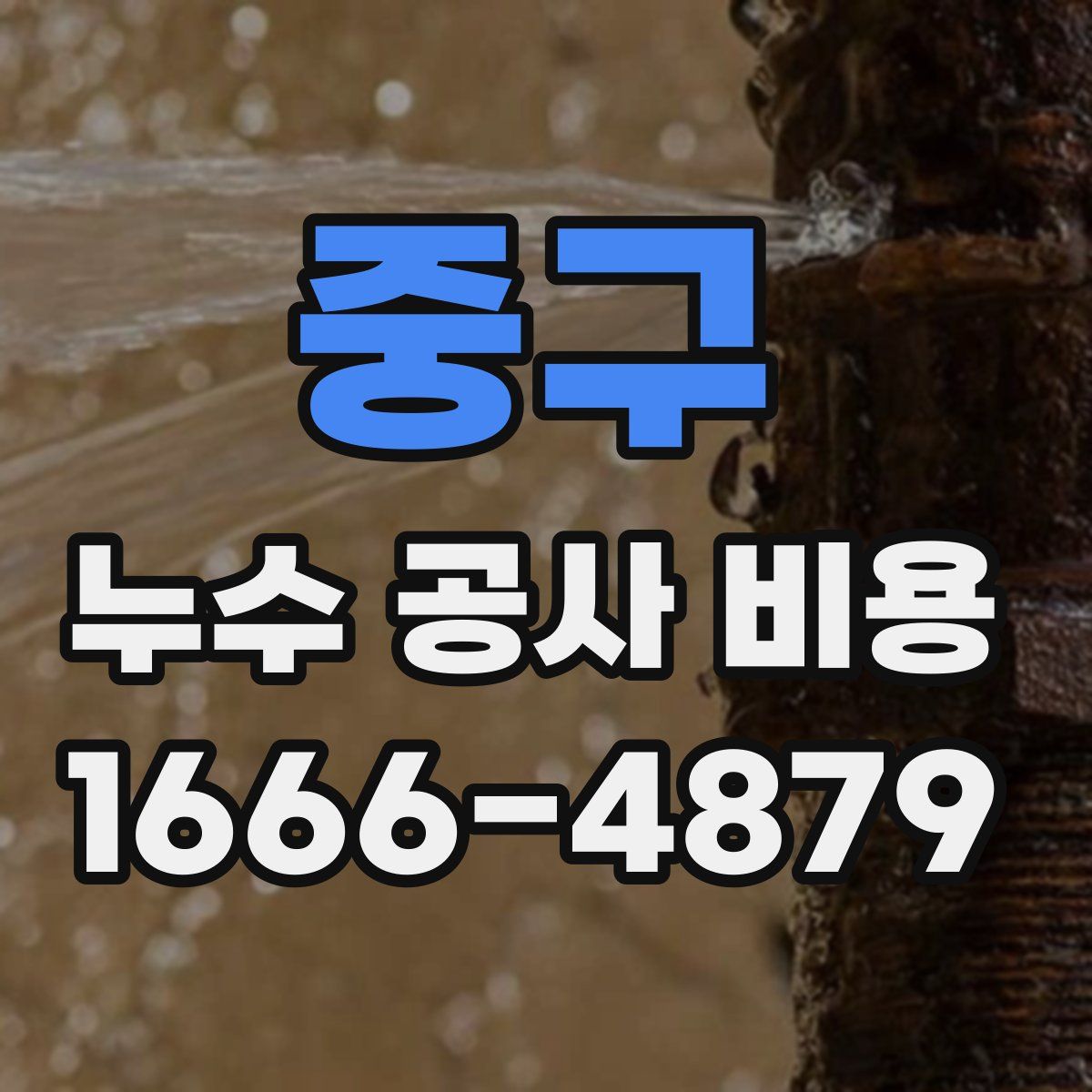 중구 누수 공사 비용
