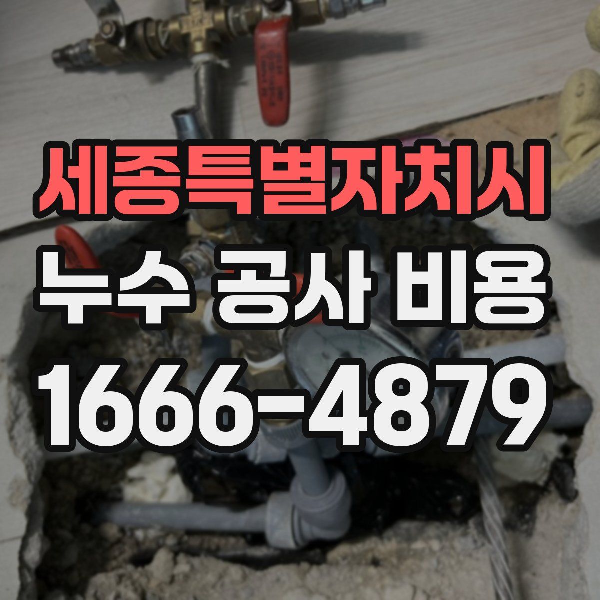 세종특별자치시 누수 공사 비용