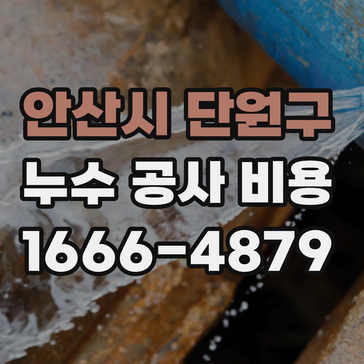 안산시 단원구 누수 공사 비용