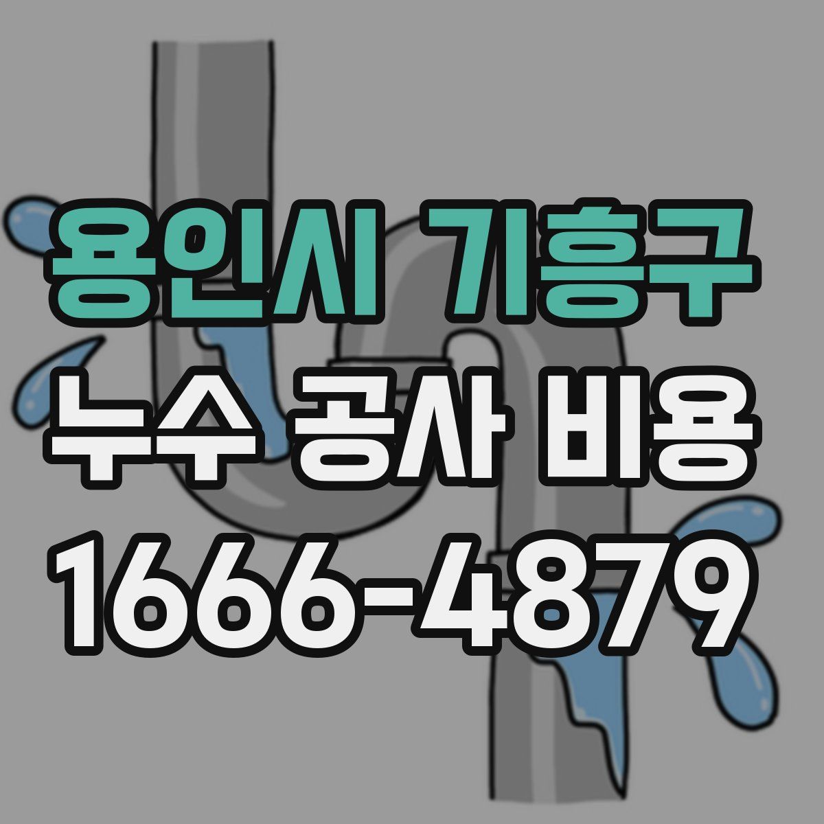 용인시 기흥구 누수 공사 비용