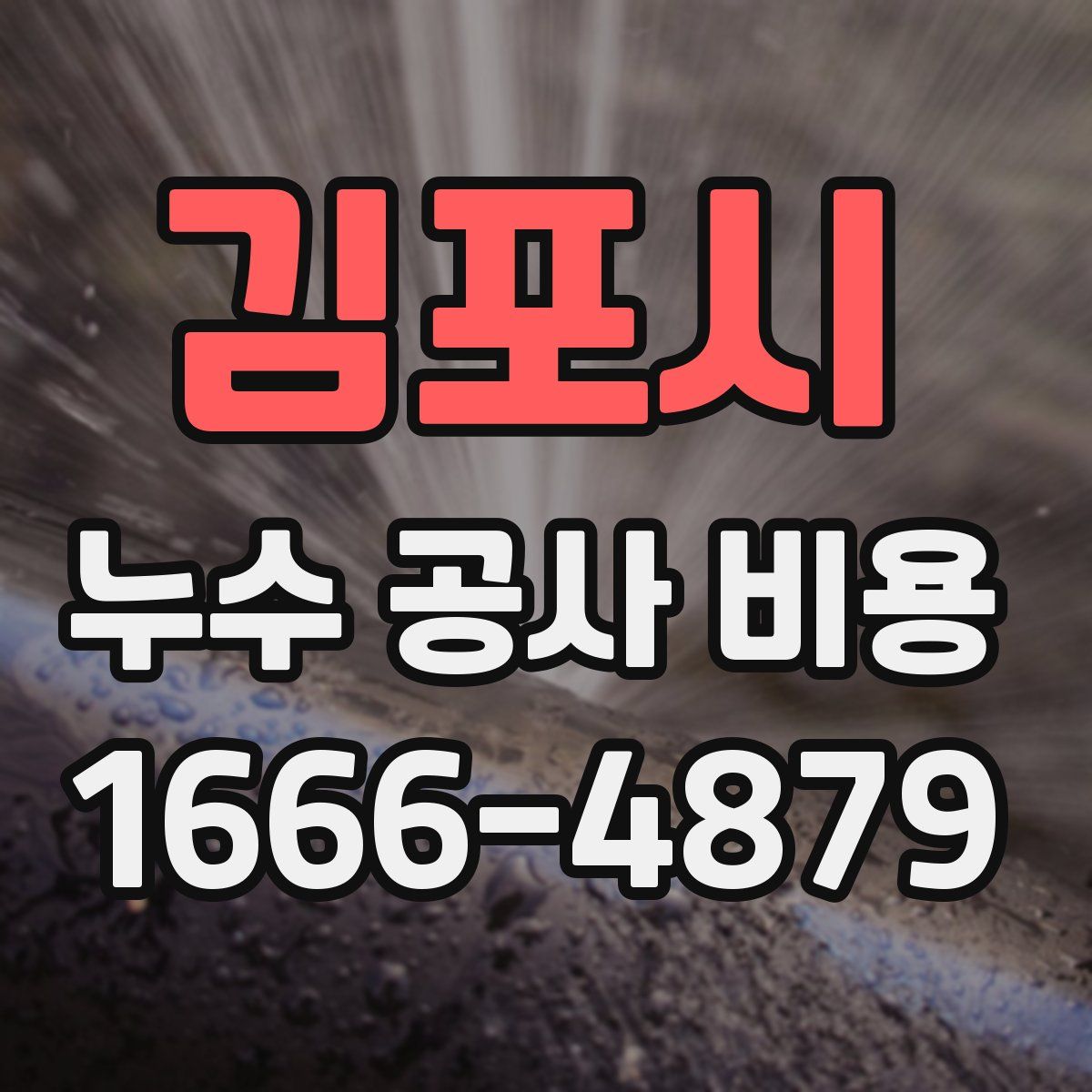 김포시 누수 공사 비용