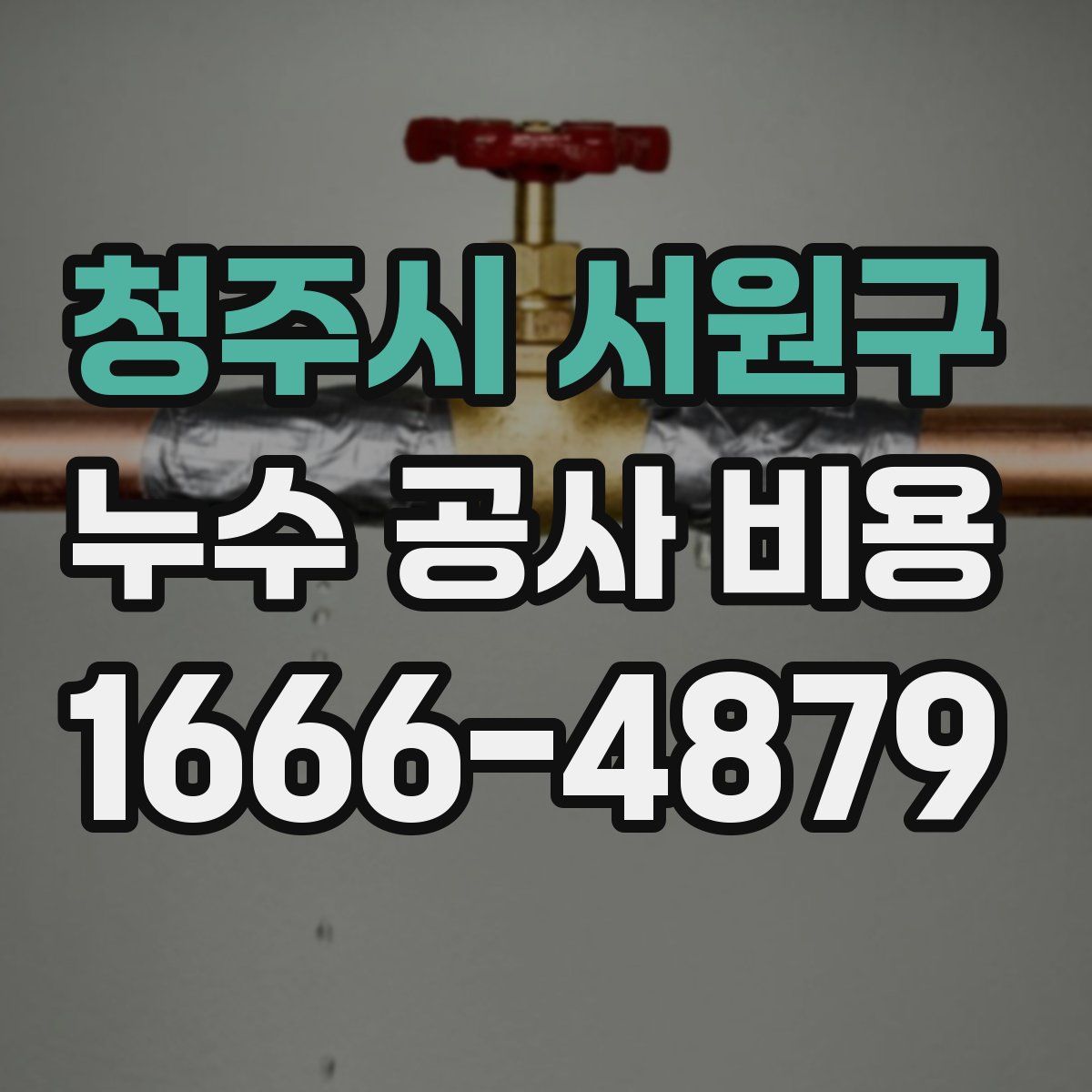 청주시 서원구 누수 공사 비용