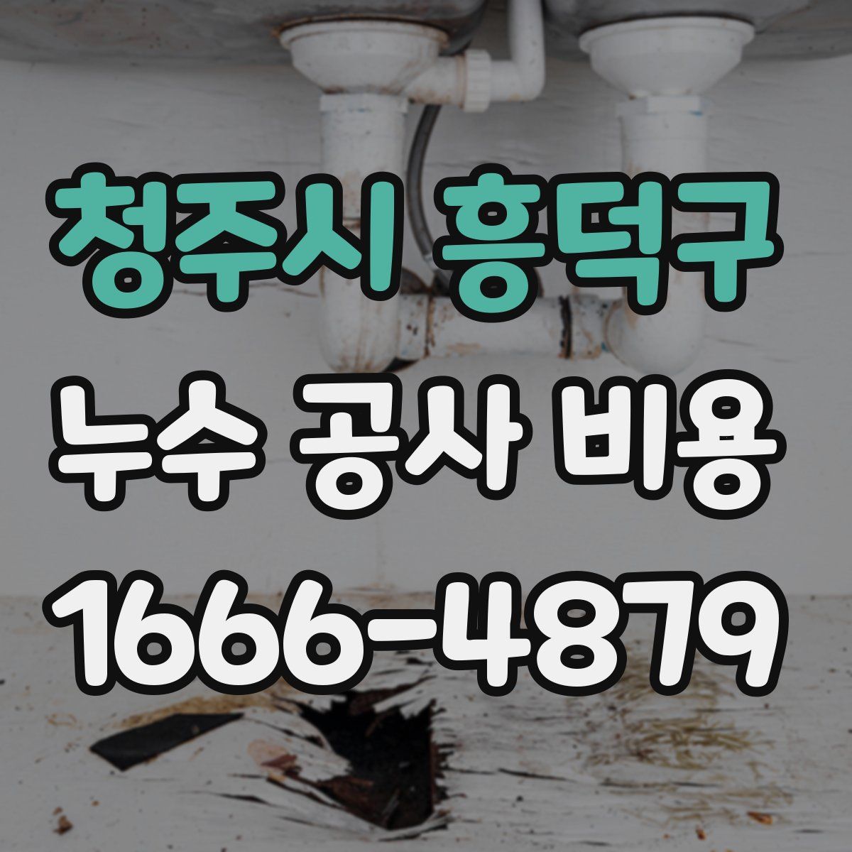청주시 흥덕구 누수 공사 비용