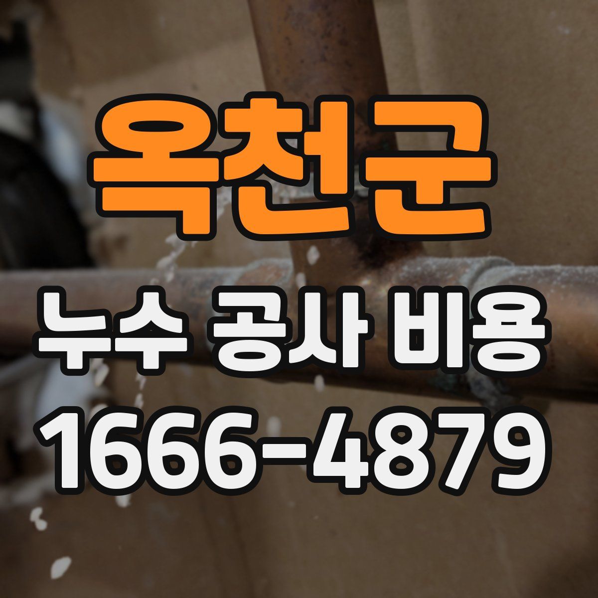 옥천군 누수 공사 비용