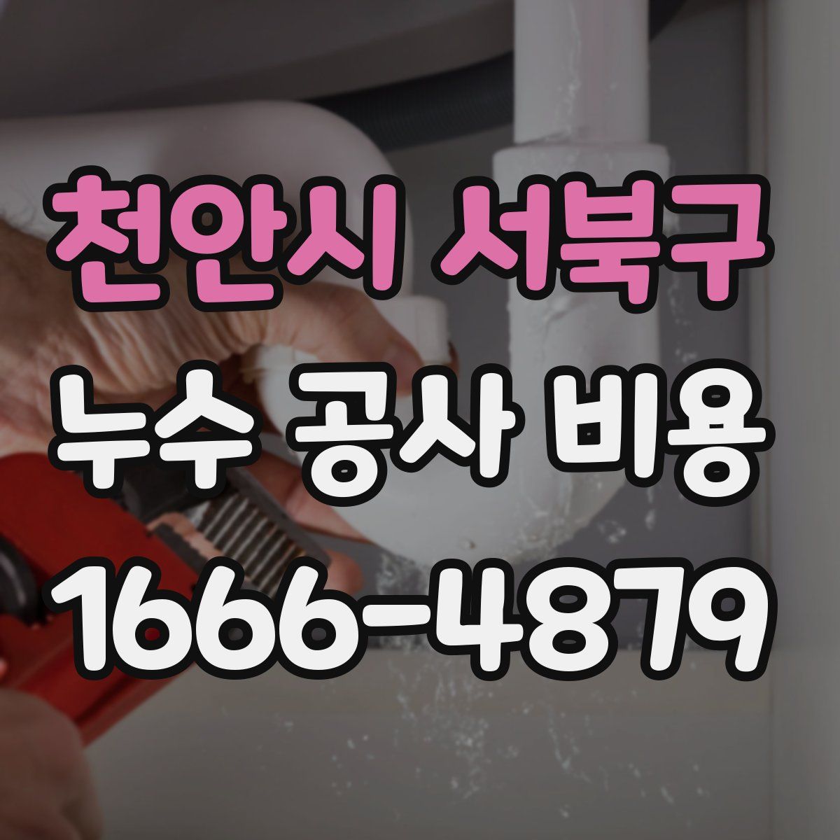 천안시 서북구 누수 공사 비용