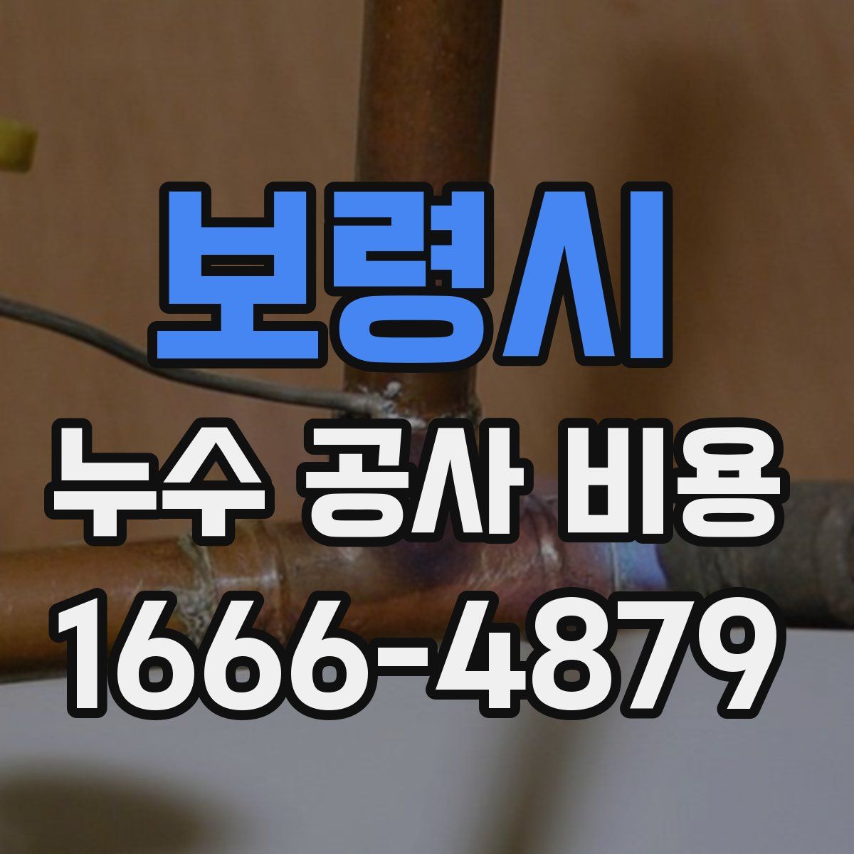 보령시 누수 공사 비용