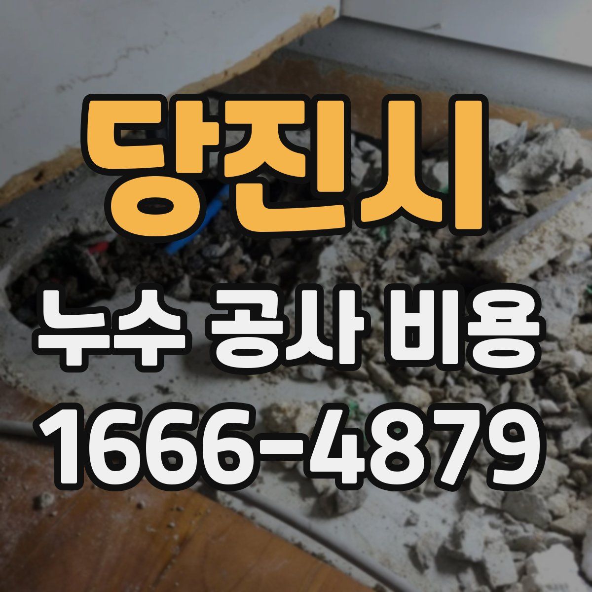 당진시 누수 공사 비용