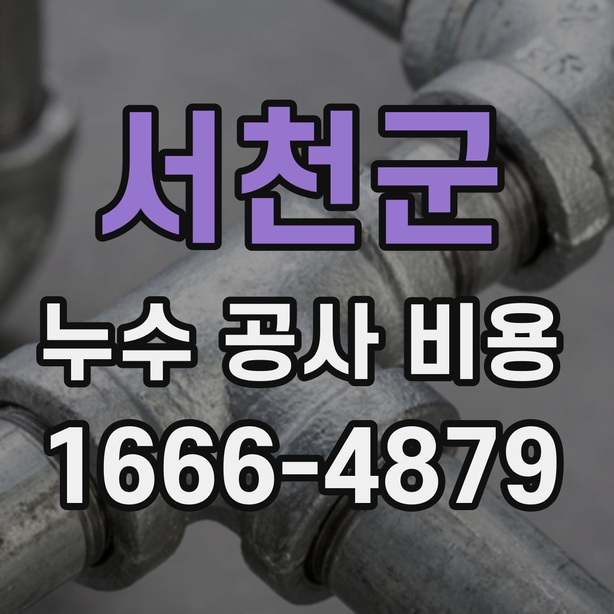 서천군 누수 공사 비용