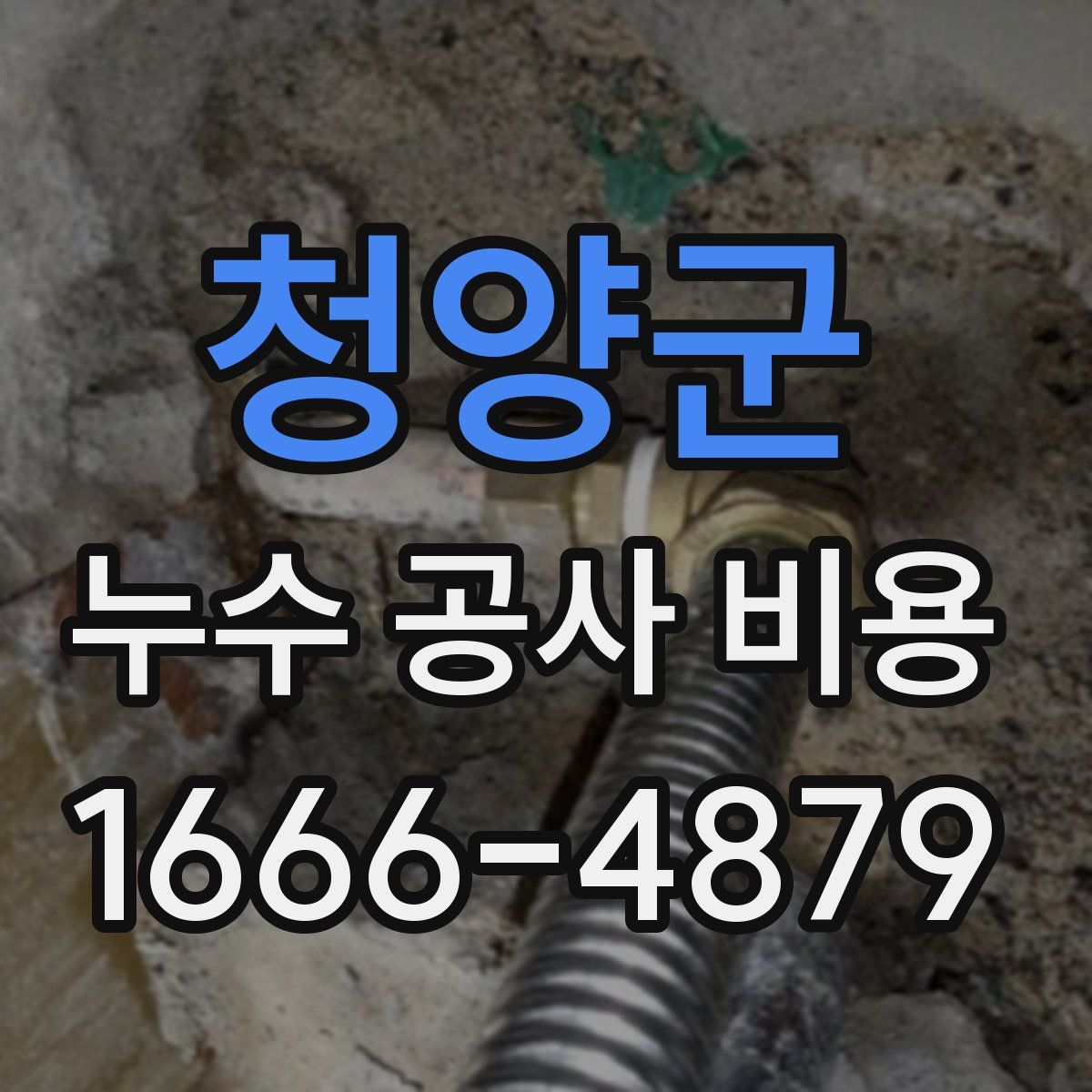 청양군 누수 공사 비용