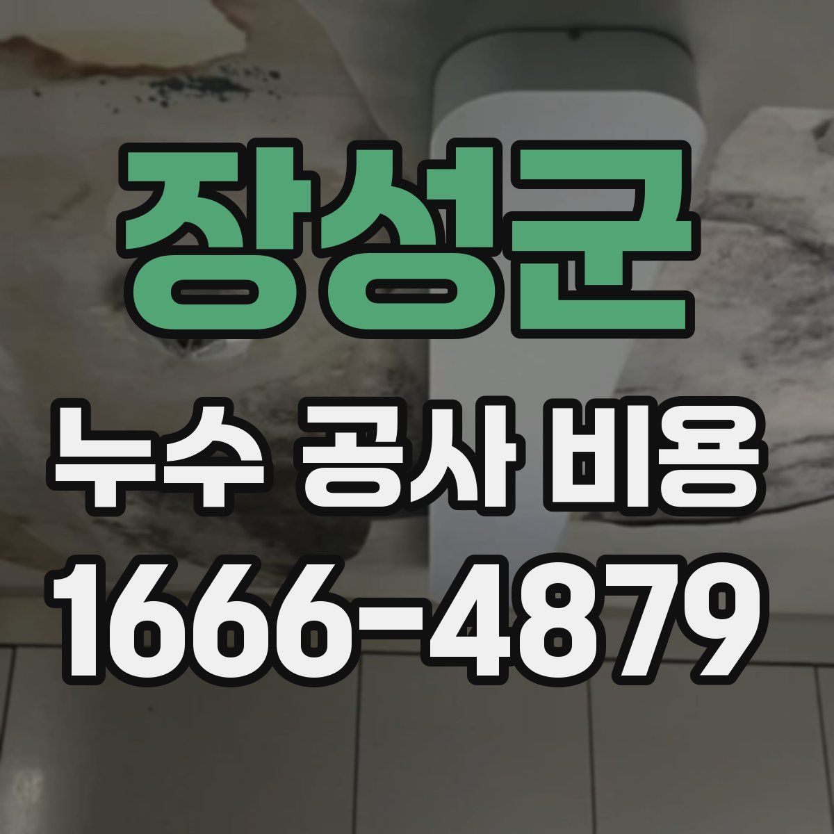 장성군 누수 공사 비용