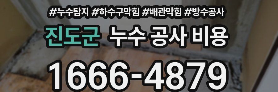 진도군 누수 공사 비용