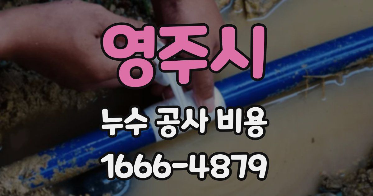 영주시 누수 공사 비용