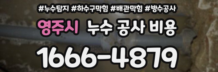 영주시 누수 공사 비용