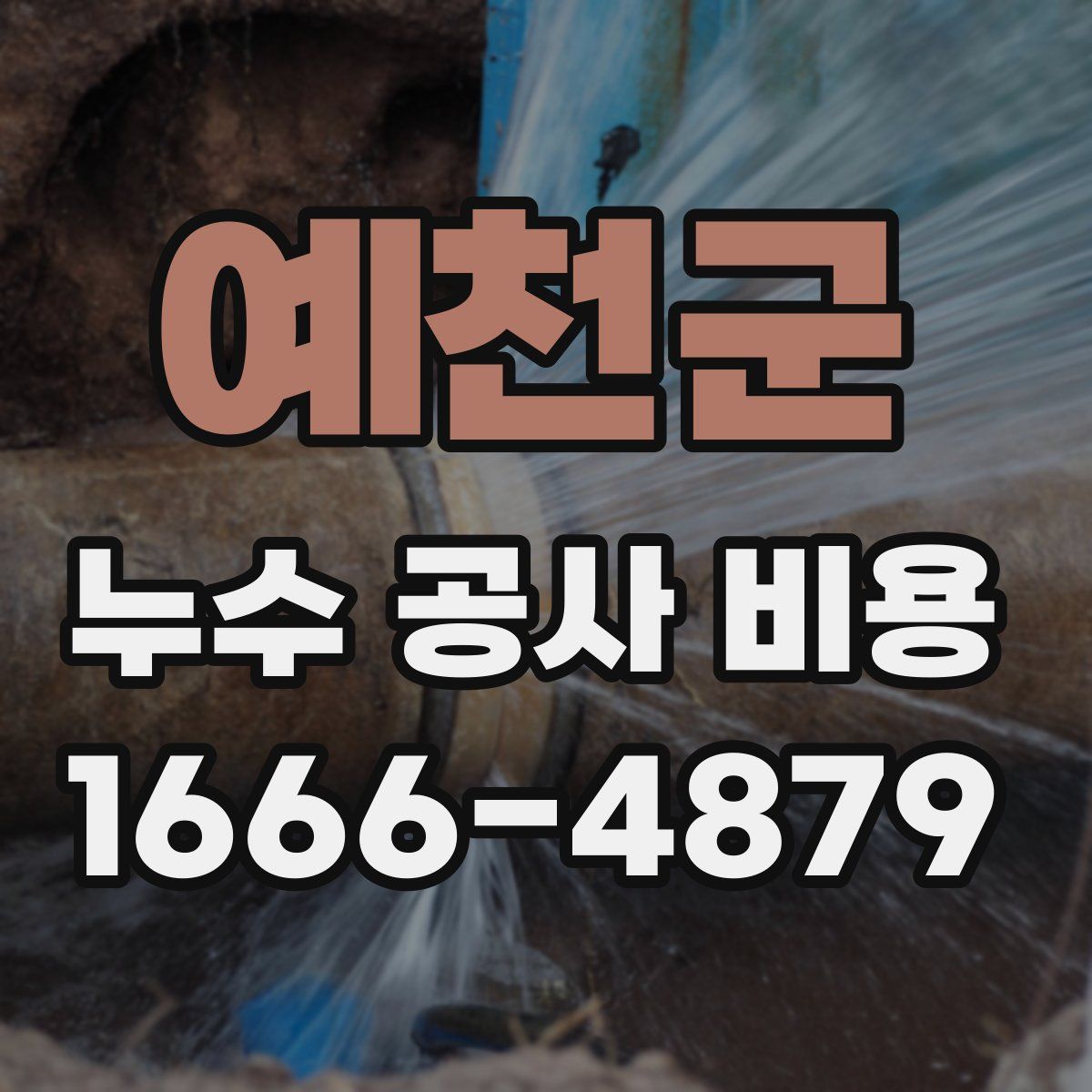 예천군 누수 공사 비용