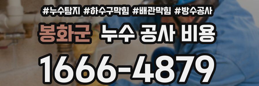 봉화군 누수 공사 비용