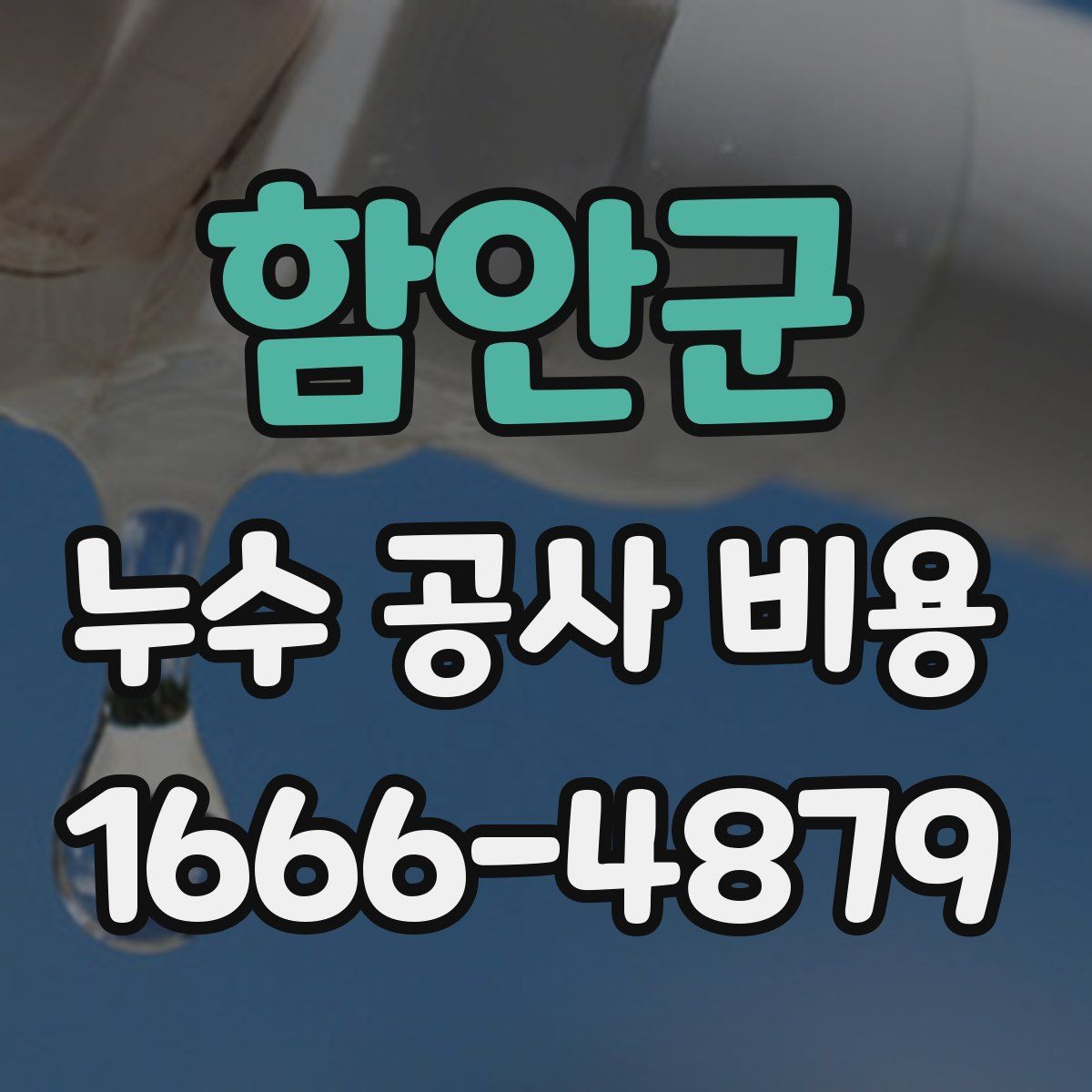 함안군 누수 공사 비용