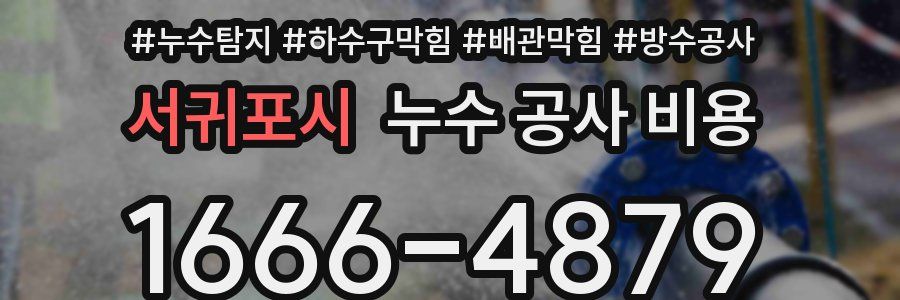 서귀포시 누수 공사 비용