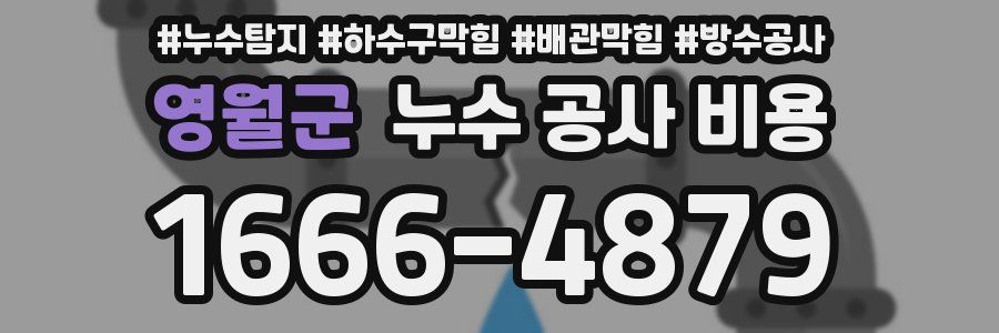 영월군 누수 공사 비용