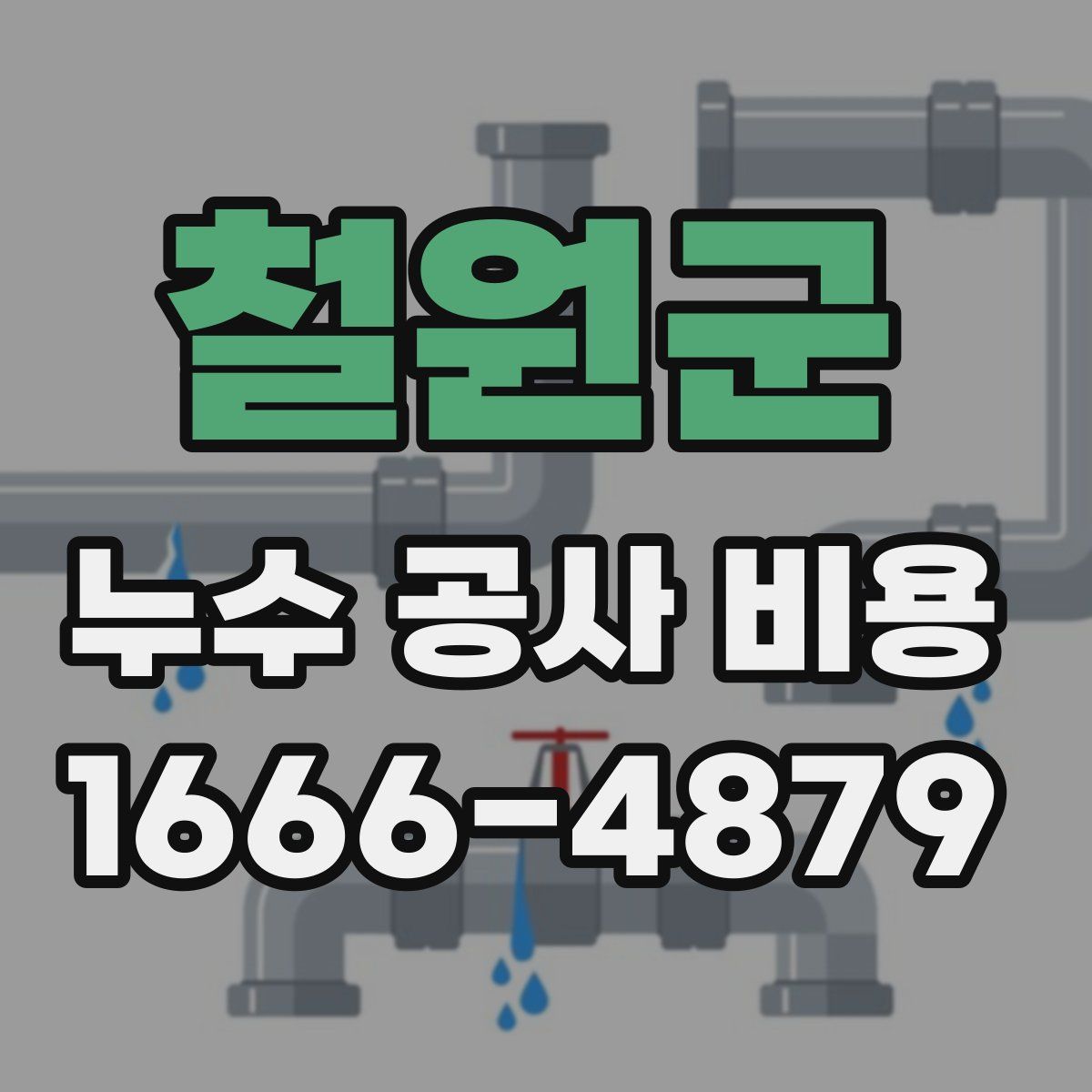 철원군 누수 공사 비용