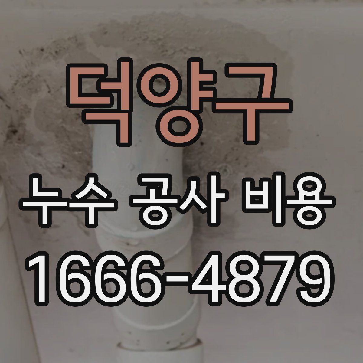 덕양구 누수 공사 비용