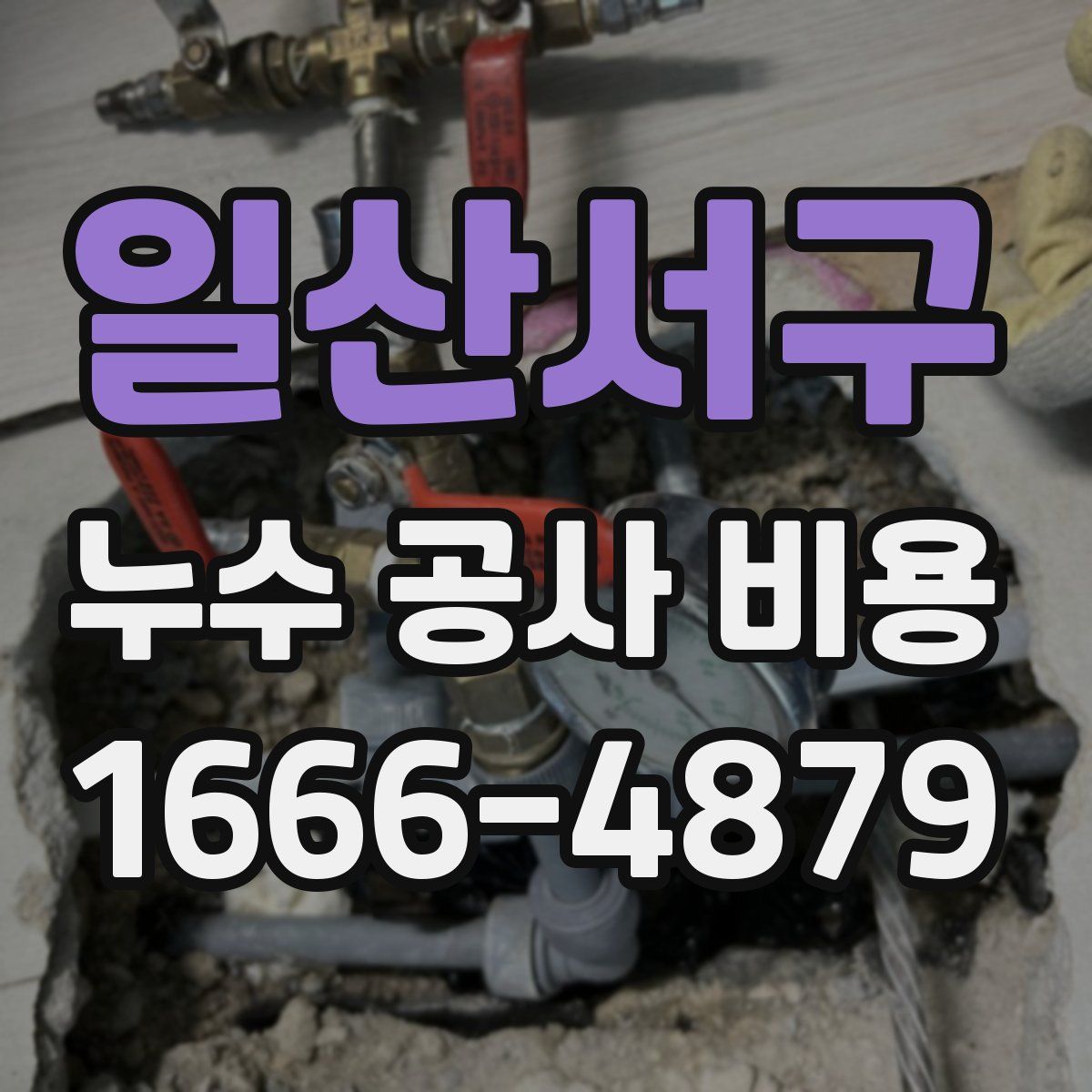 일산서구 누수 공사 비용
