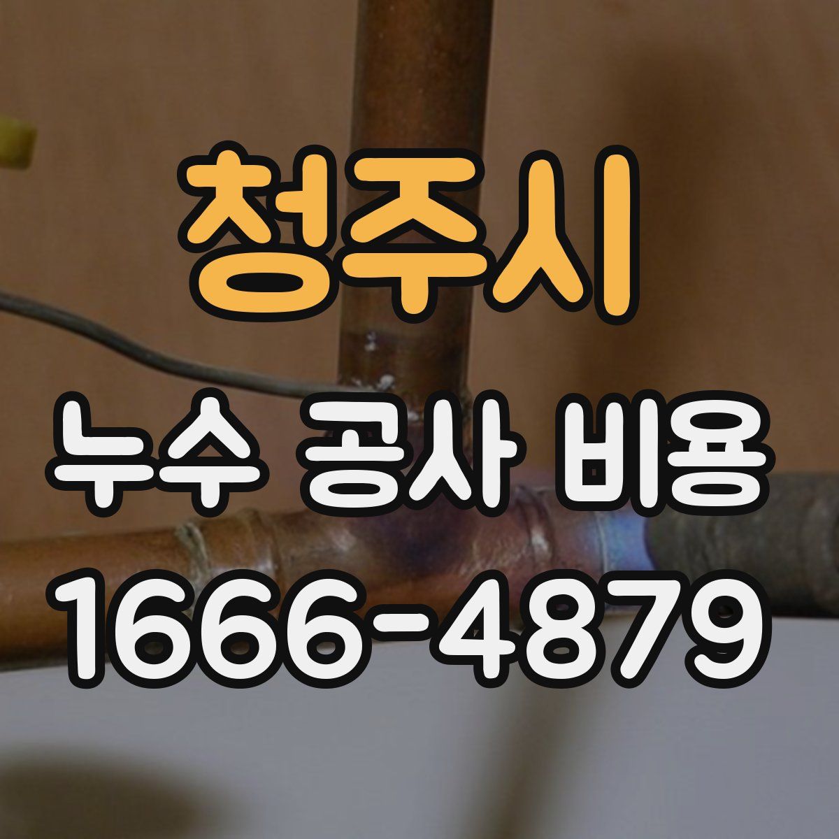 청주시 누수 공사 비용