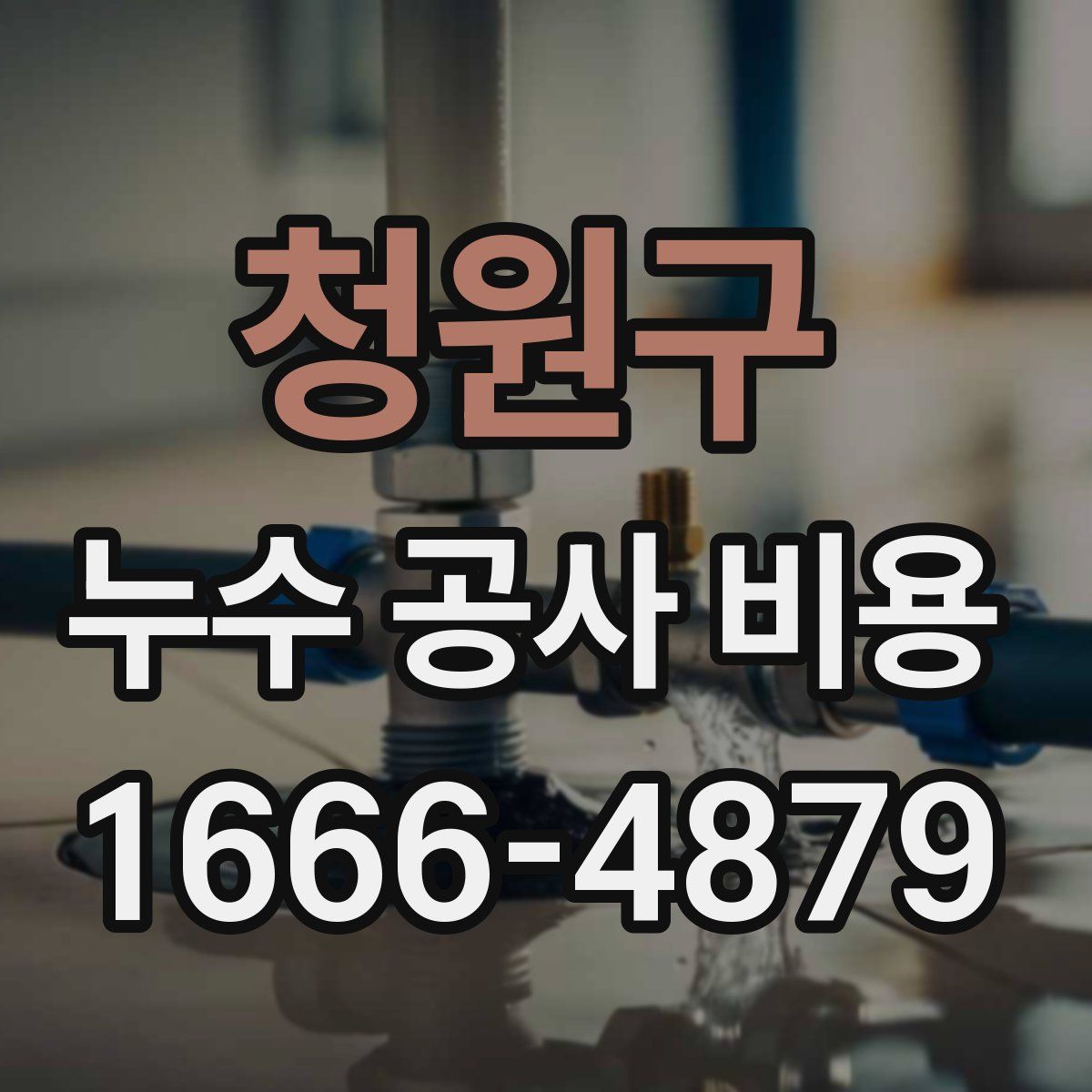 청원구 누수 공사 비용