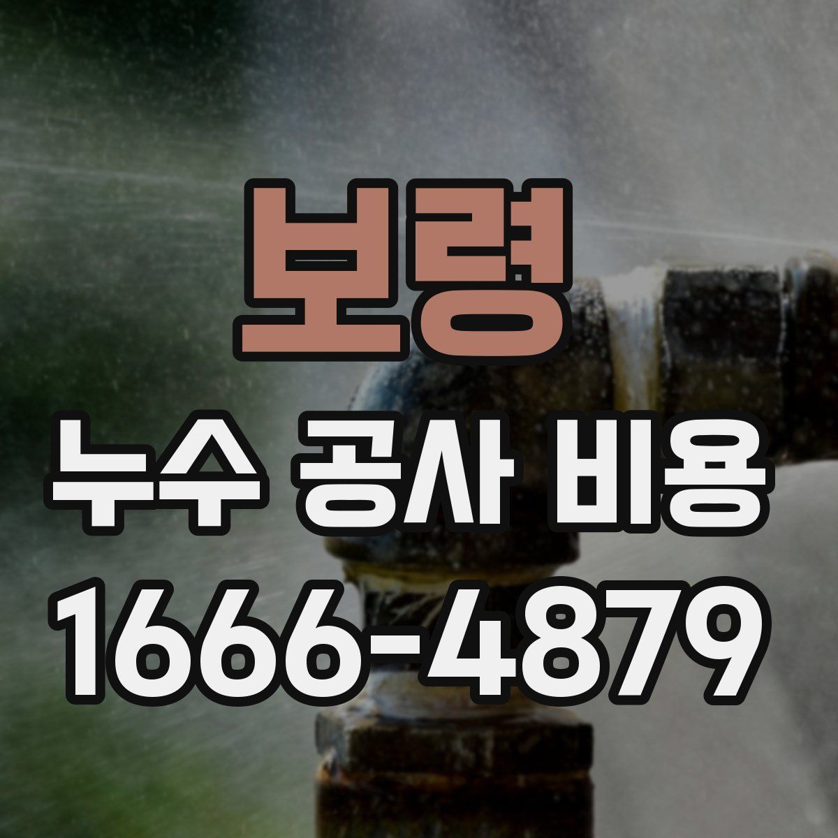 보령 누수 공사 비용