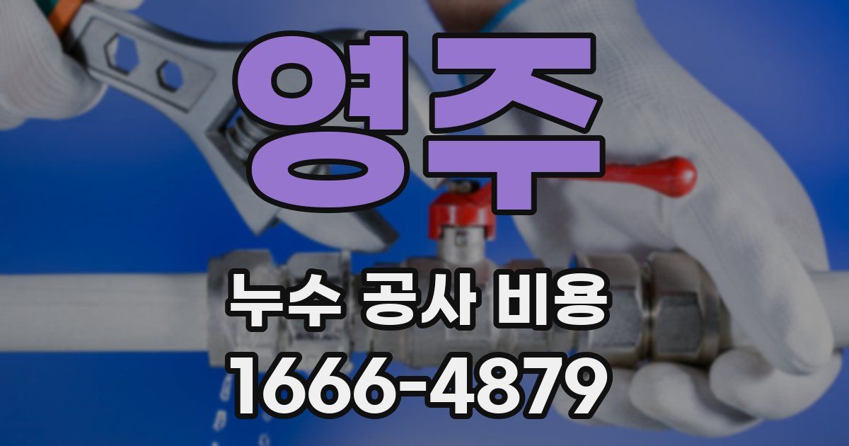 영주 누수 공사 비용
