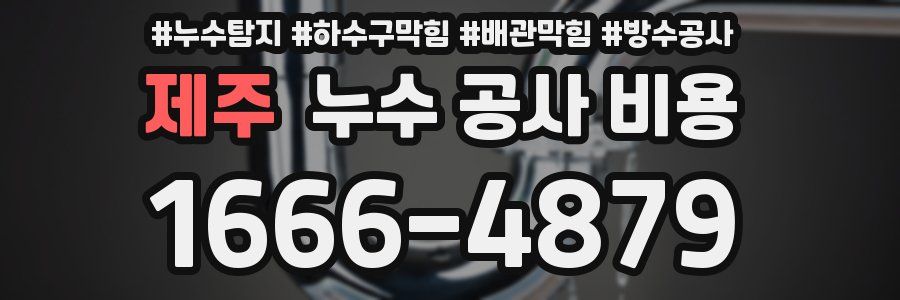 제주 누수 공사 비용