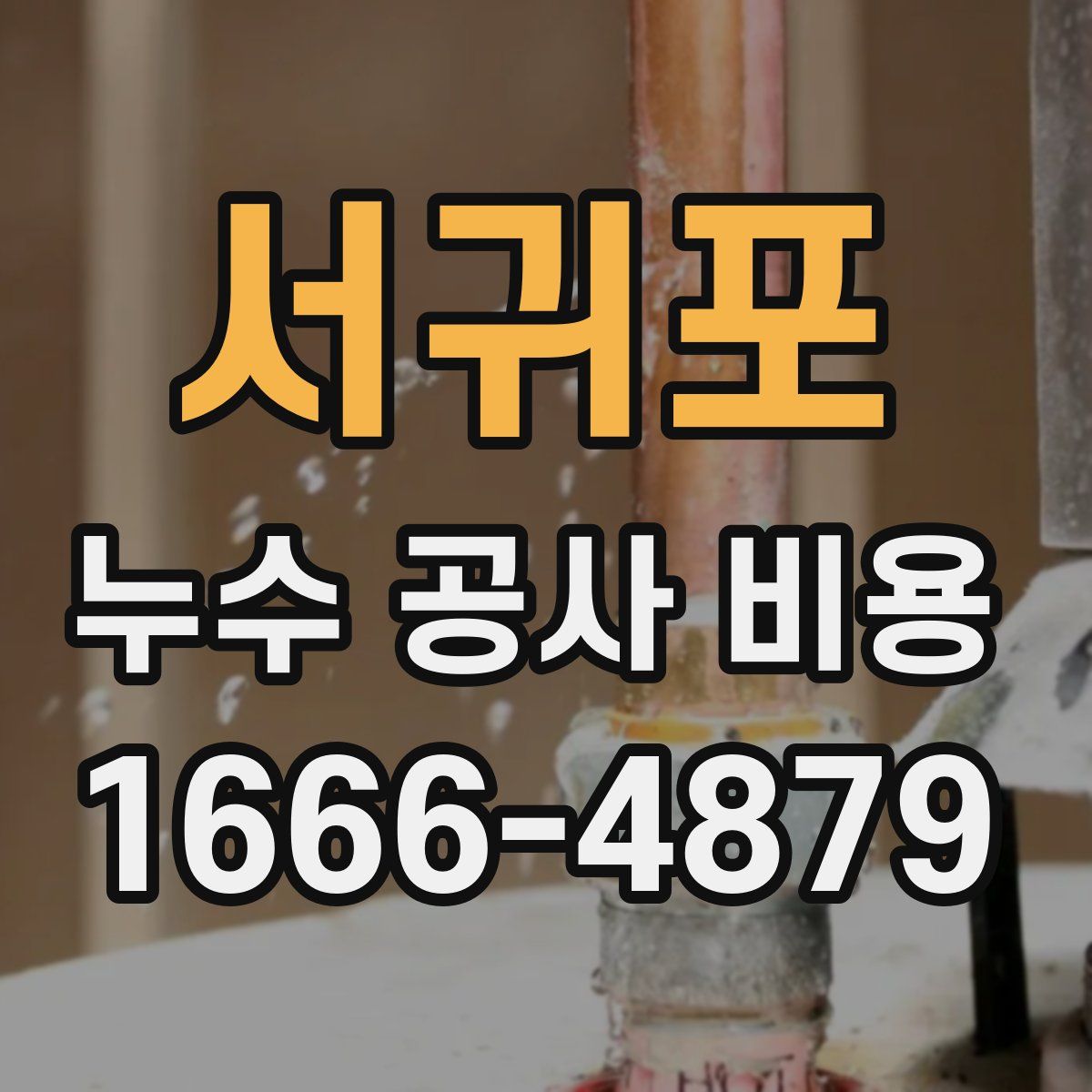 서귀포 누수 공사 비용