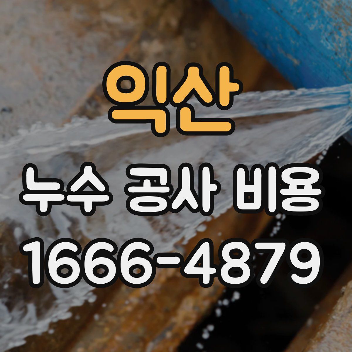 익산 누수 공사 비용