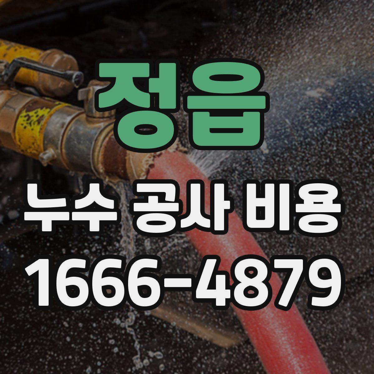 정읍 누수 공사 비용