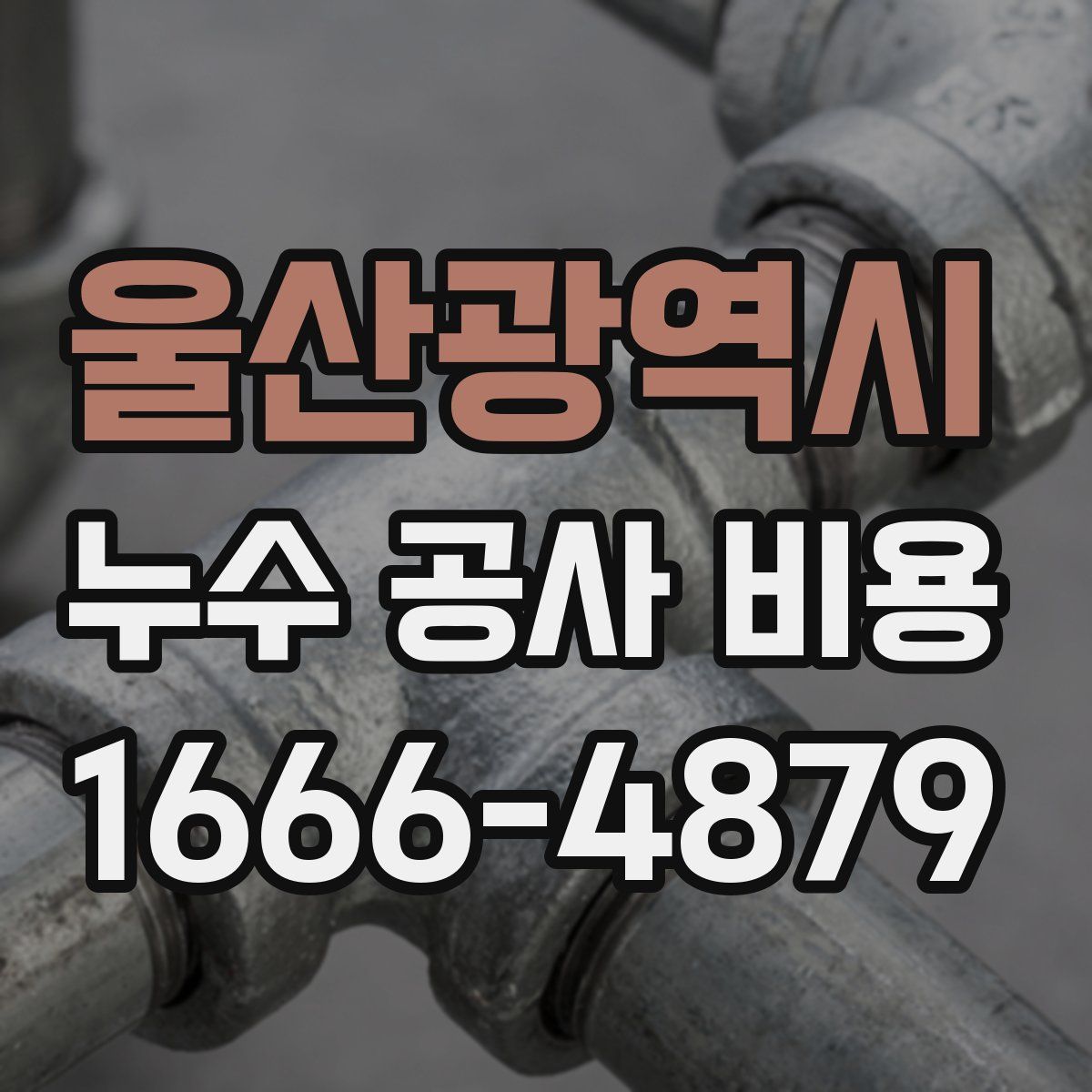울산광역시 누수 공사 비용