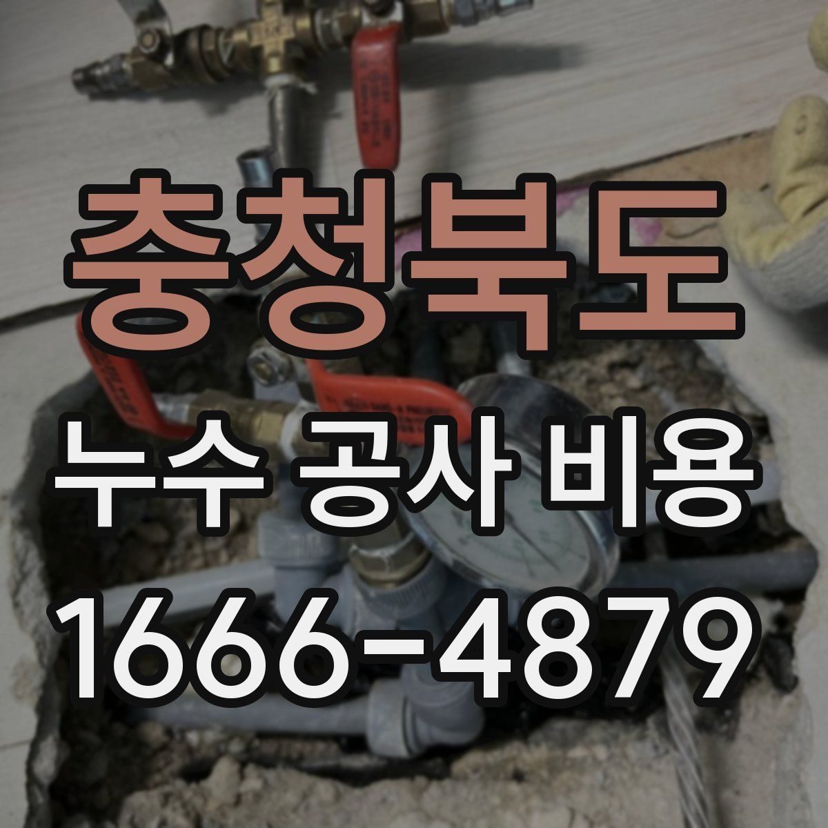 충청북도 누수 공사 비용
