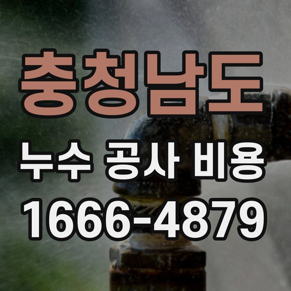 충청남도 누수 공사 비용