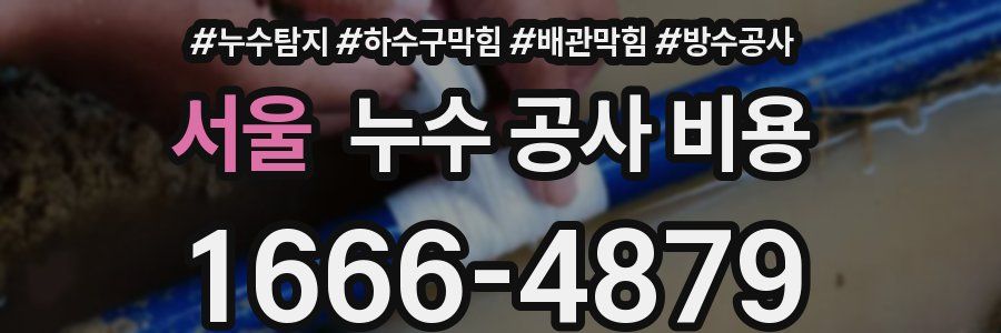 서울 누수 공사 비용