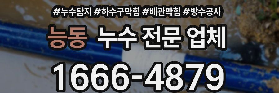 능동 누수 전문 업체
