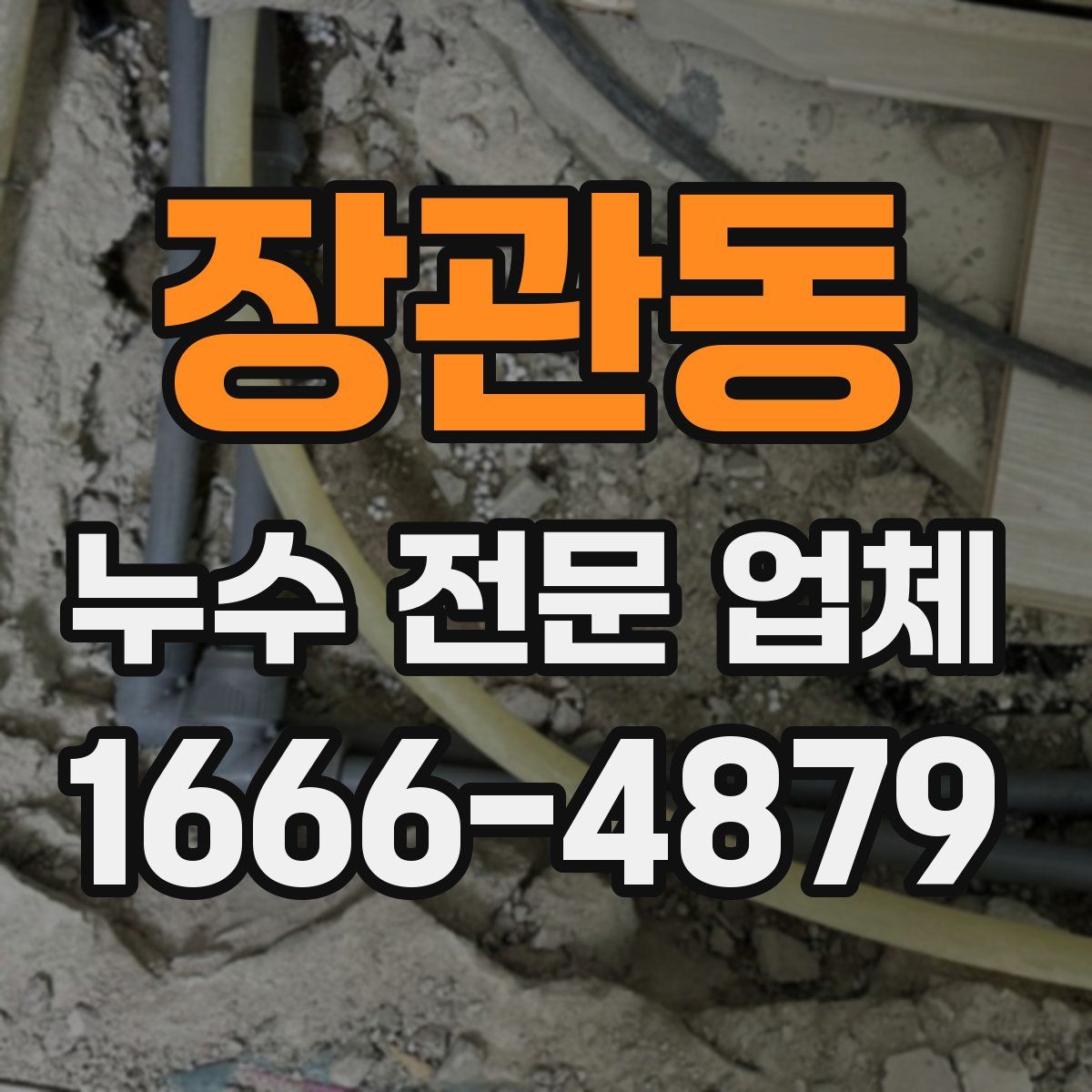 장관동 누수 전문 업체