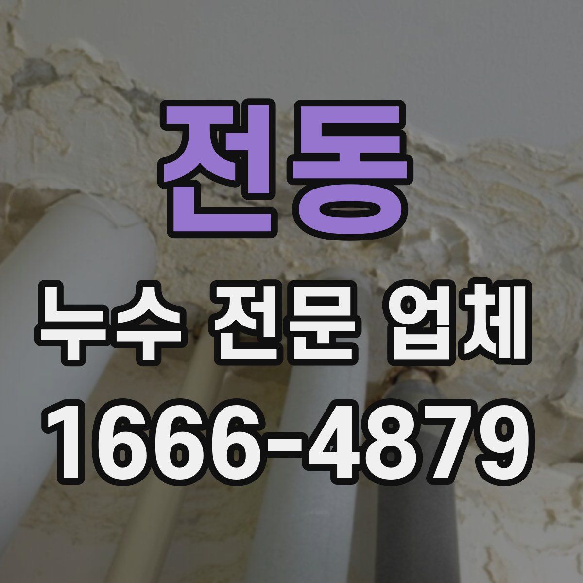 전동 누수 전문 업체