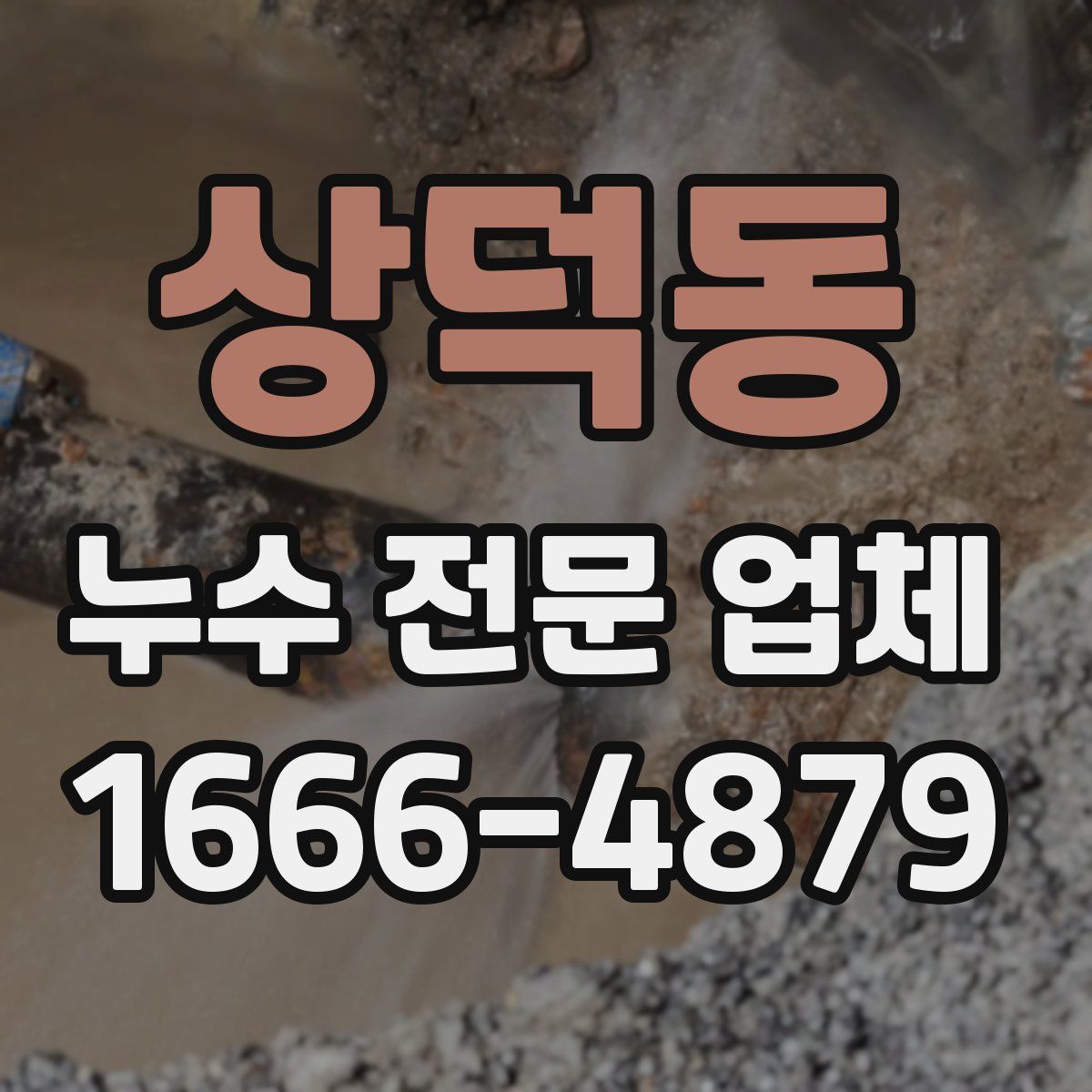 상덕동 누수 전문 업체