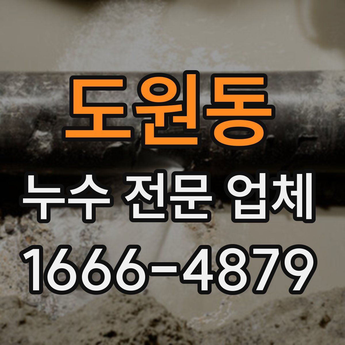 도원동 누수 전문 업체