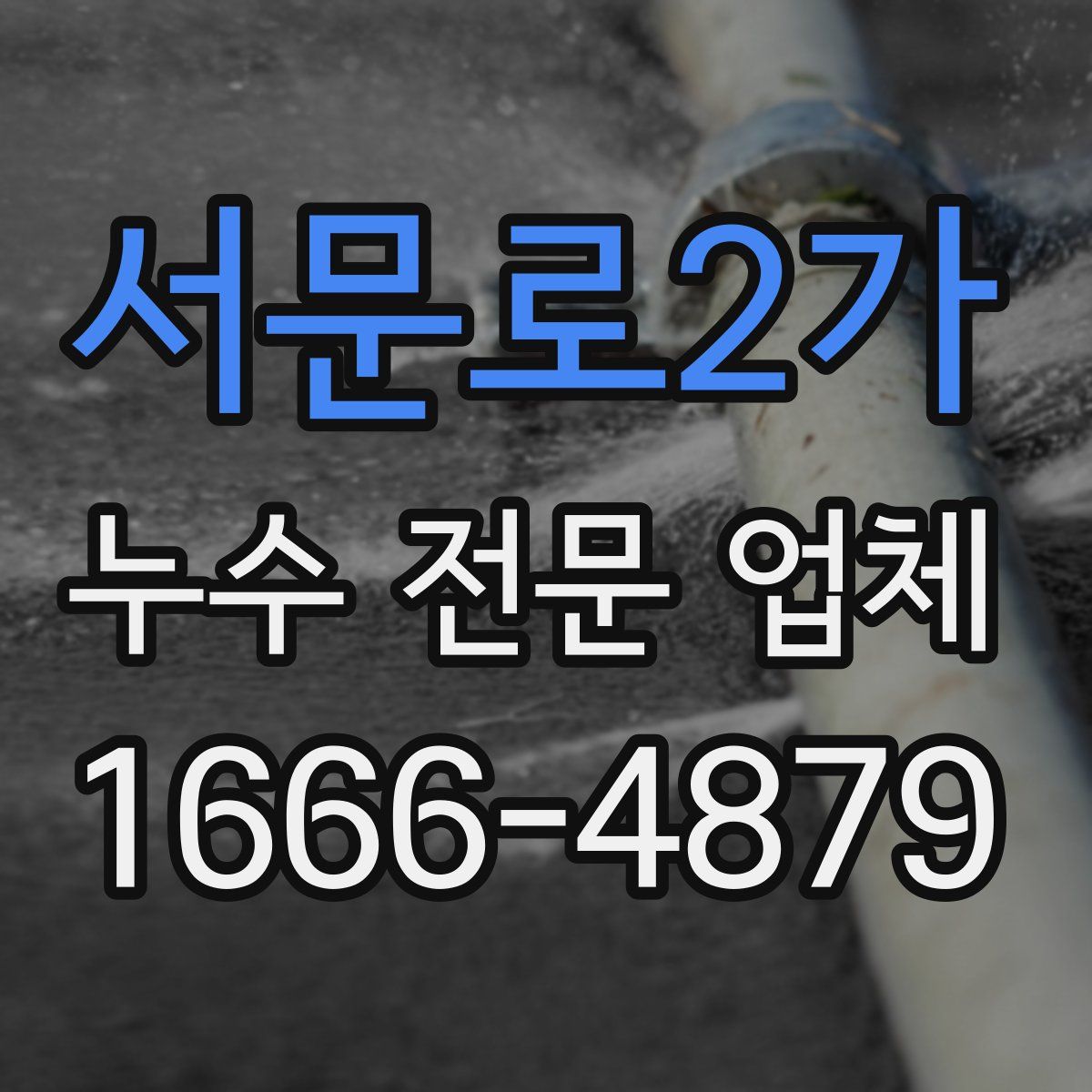 서문로2가 누수 전문 업체