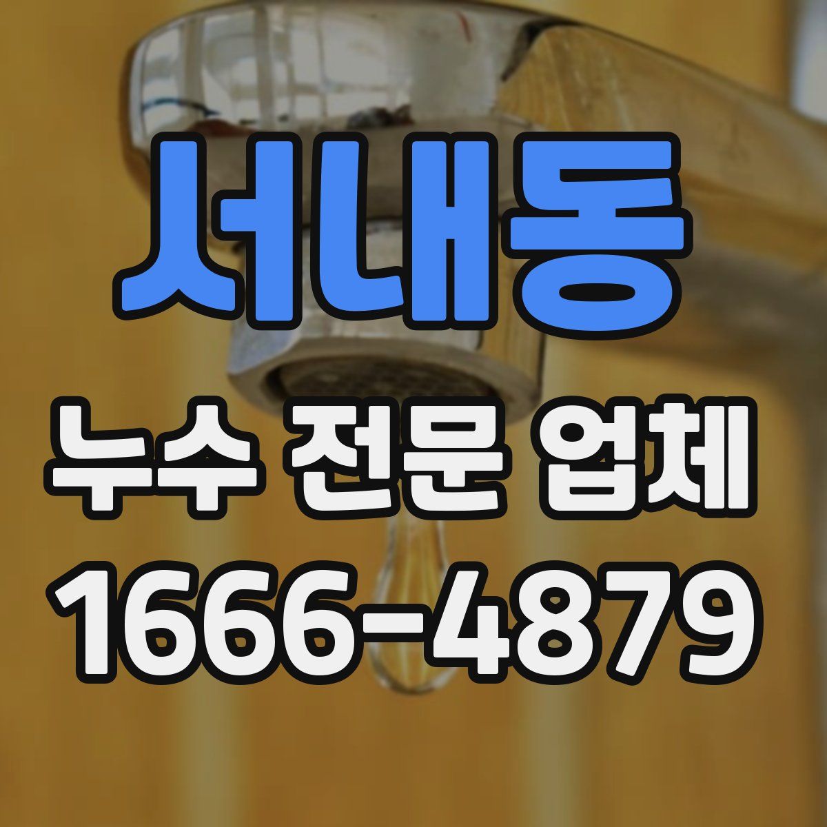 서내동 누수 전문 업체