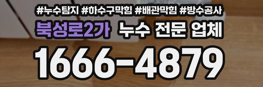 북성로2가 누수 전문 업체