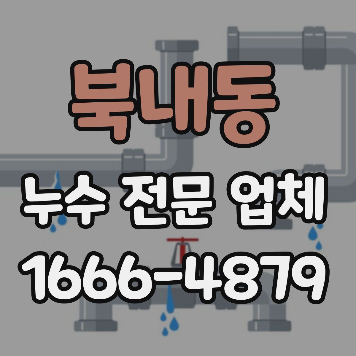 북내동 누수 전문 업체