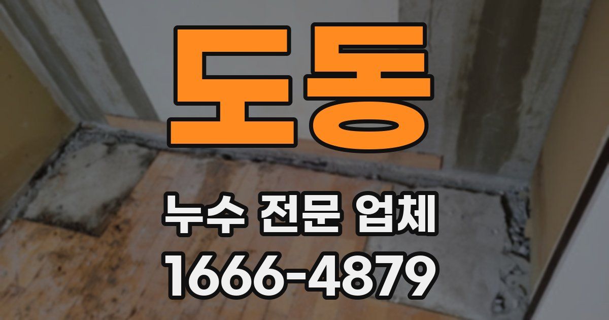 도동 누수 전문 업체